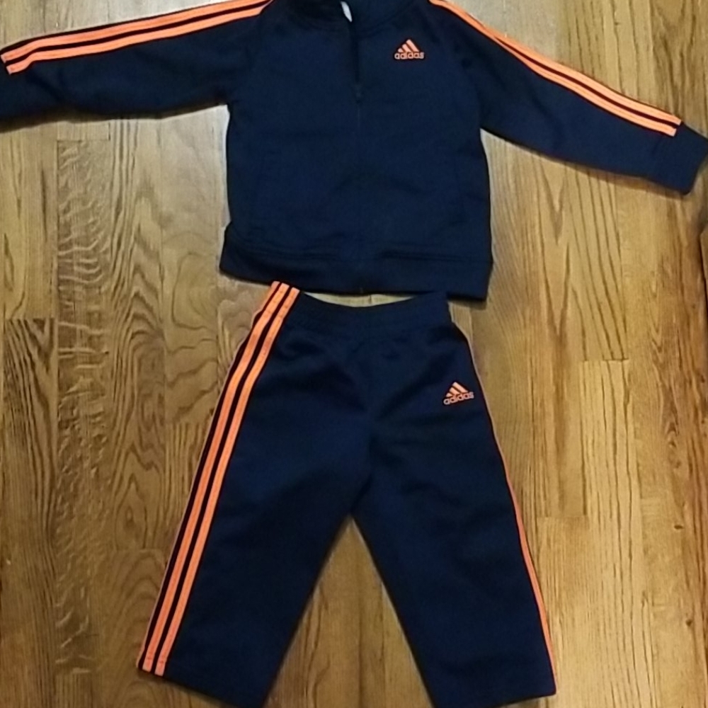 Adidas baby boys jogging suit